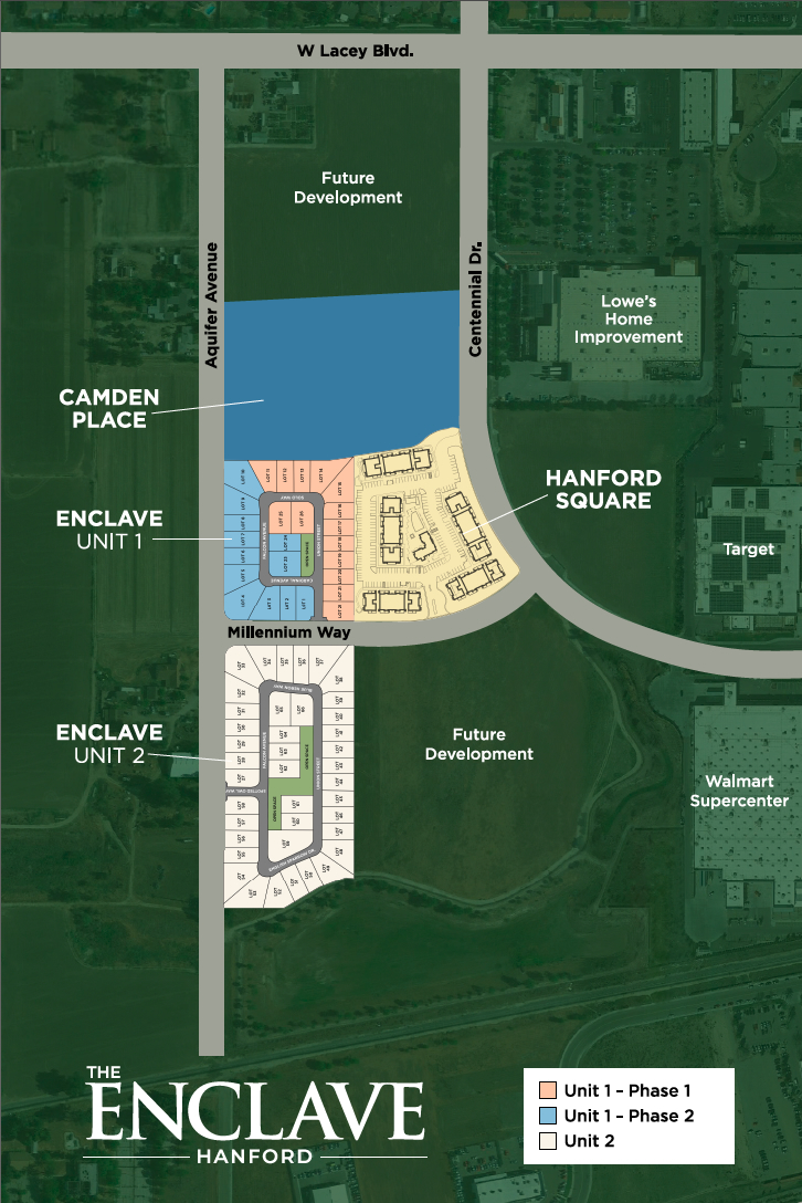 Enclave Hanford Housing Development Plan